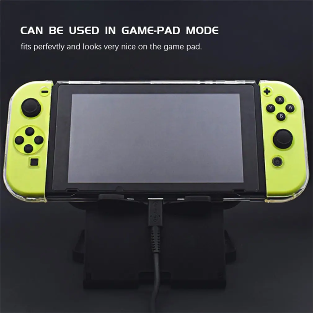 Съемный кристально прозрачный чехол для ПК nintendo kingd Switch NS NX s Жесткий задней