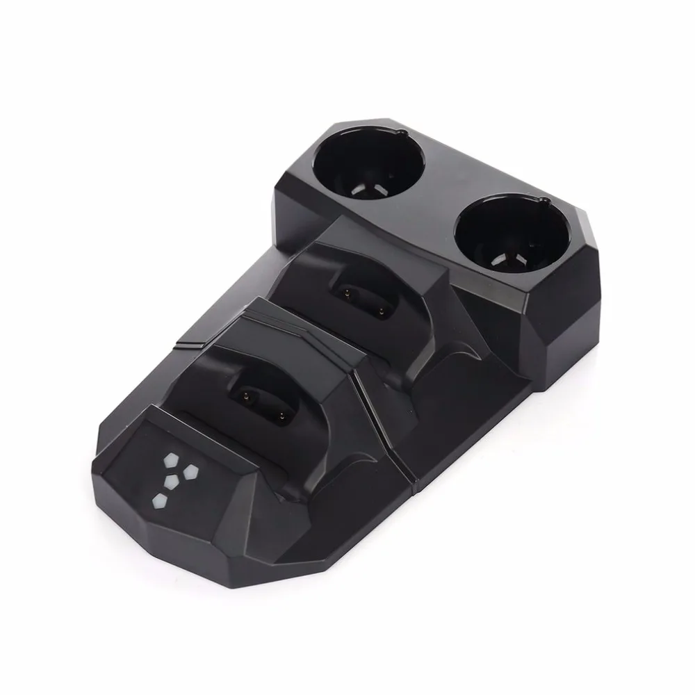 4-в-1 зарядка через usb док-станция с светодиодный светильник двумя Зарядное