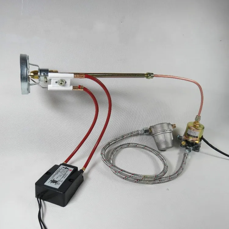 

Система зажигания для горелки, система зажигания, инжектор, электромагнитный насос высокого давления, устойчивое пламя