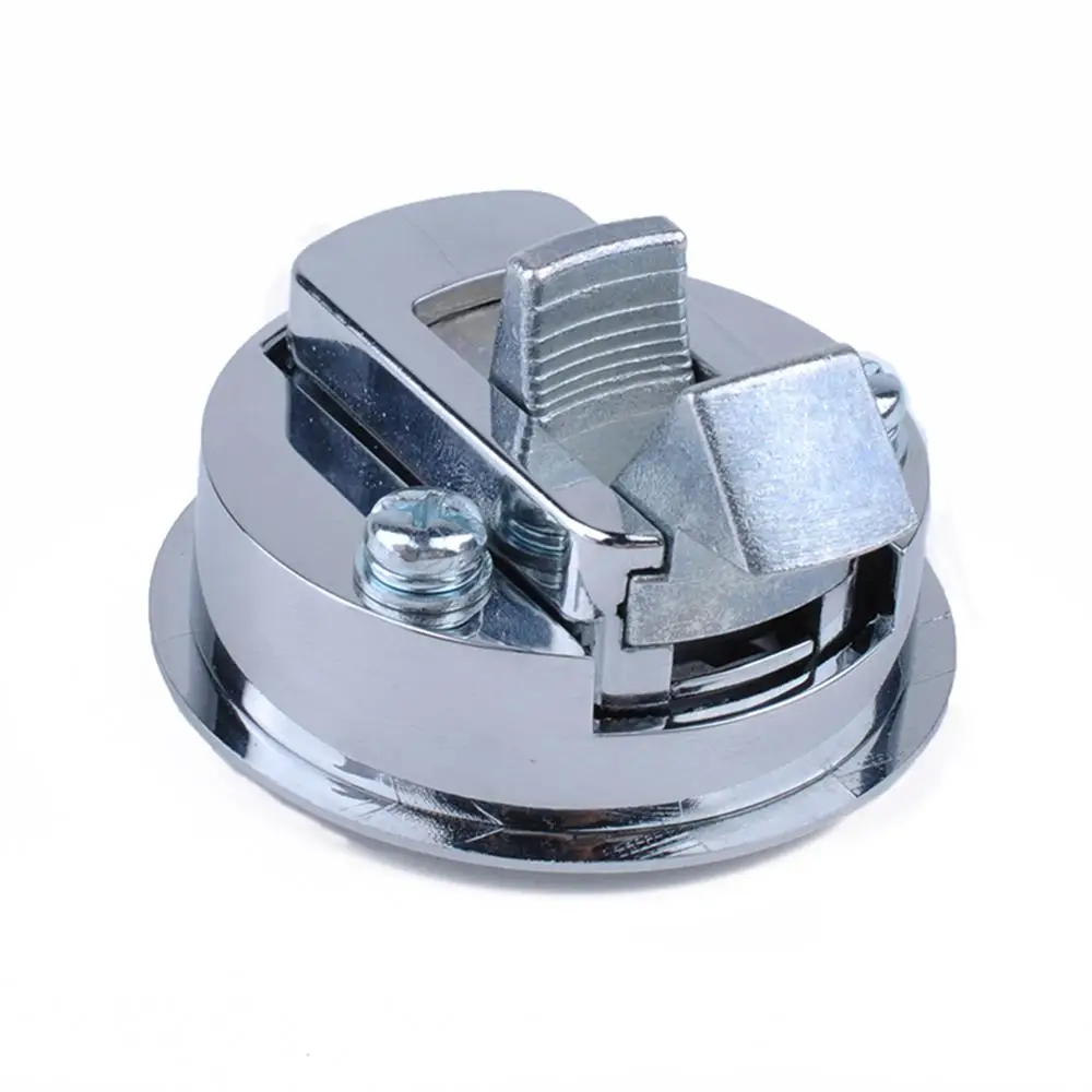 Zinc Alloy Chrome 2&quot Flush Pull Slam Latch For Boat Deck Hatch 1/4&quot Door RV - Locking Style | Автомобили и мотоциклы