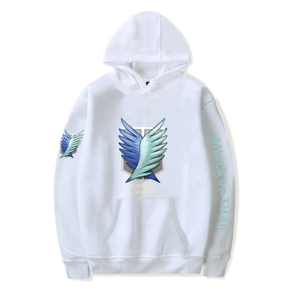 

Trendy Attack on Titan Men Hoodie Sweatshirt Women Wings of Freedom Mikasa Hoodies Sweatshirts Spring Autumn Oversize Clothes