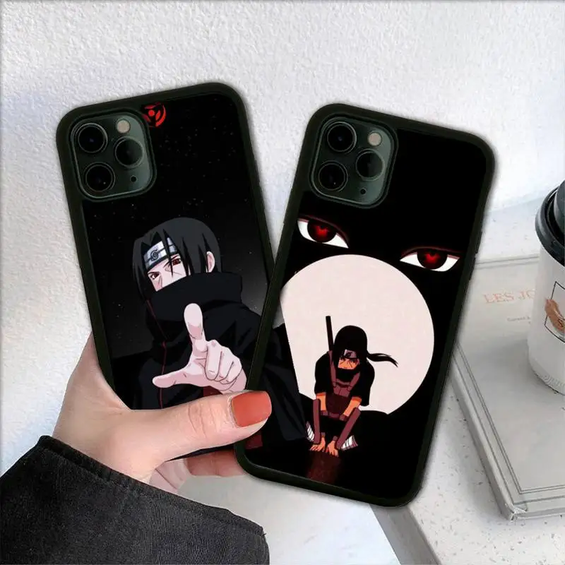

Hot Anime Itachi Kakashi Sasuke Phone Case For PC-Iphone 5 5s se 6 6s 7 8 11 12 X Xs Xr Pro Plus Max Mini Cover
