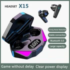 Игровые наушники X15, TWS, мобильные Игровые наушники 65ms, низкая задержка, курица ест, конкурентоспособная стереогарнитура, наушники Fone, Bluetooth