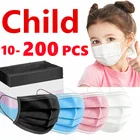 200 шт. одноразовая детская медицинская маска, защитные маски для лица, антибактериальная Пылезащитная маска для рта для детей