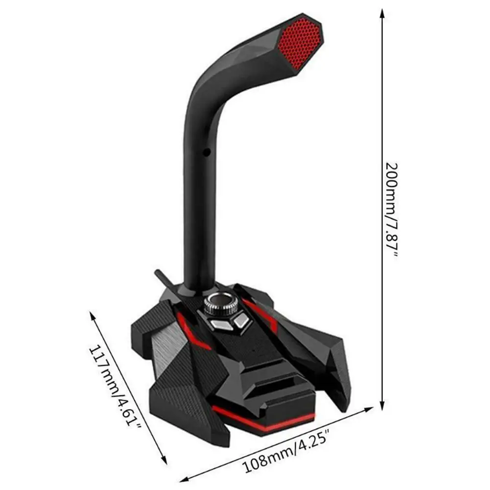 

Wired USB Computer Microphone Desktop USB Studio Office Speech Speakers Professional Audio Wired For PC No Bluetooth Loudspeaker