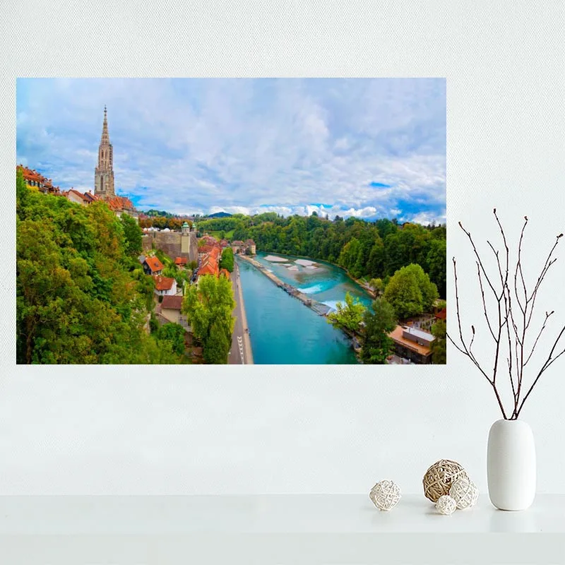 

2018 New arrival Custom berne Canvas Painting Poster Home Decor Cloth Fabric Wall Art Poster for Living Room