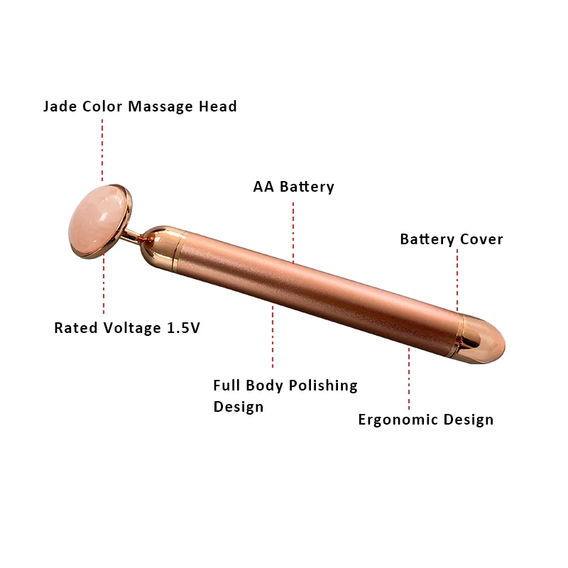 Красота бар роликовый массажер для ухода за лицом анти старения кожи подъема