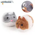 Забавные игрушки для кошек LAYRUSSI, вибрирующие мыши, тяговые линии, плюшевые мыши, двигающиеся Поддельные Мыши, заводные маленькие бриллианты, борьба с кошками, товары для домашних животных