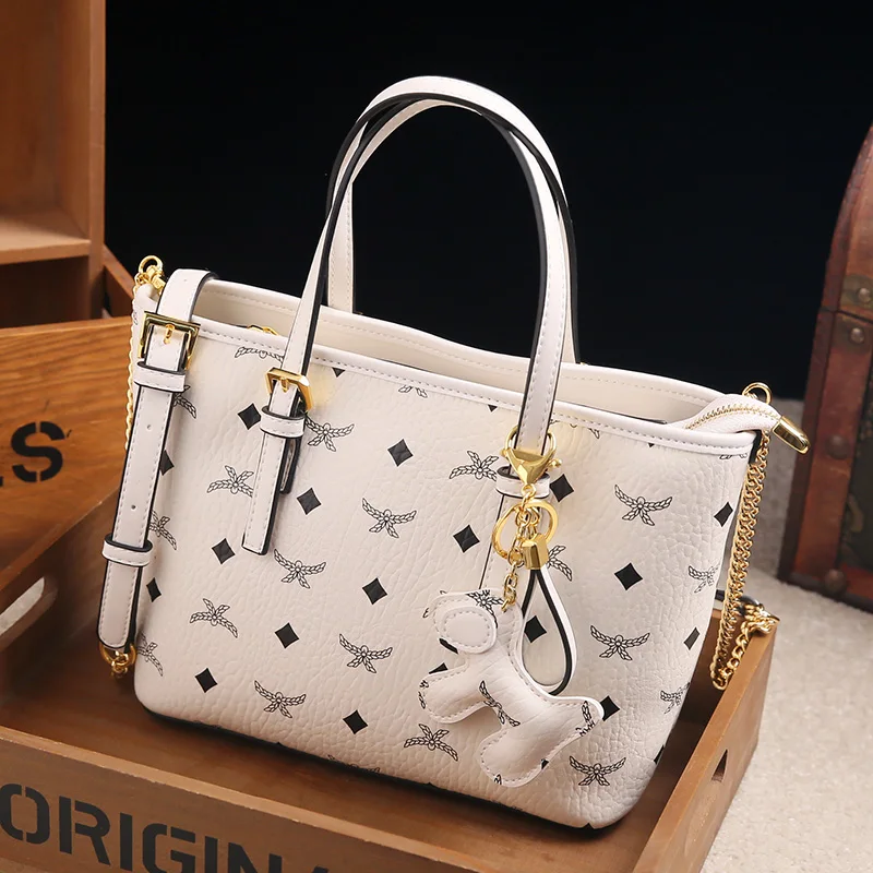

Hot Sale Retro Geometric Prints One Shoulder Bag All Match Larger Capacity Tote for Women Luxury Designer Handbags Soho Bag Gg