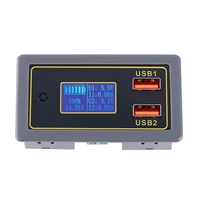 taidacent 12v 24v dual usb car charging battery monitor voltage and power display synchronous switching buck converter