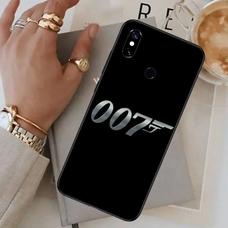 

James bond 007 Phone Case For Xiaomi Redmi note 7 8 9 pro 8T 9S Mi Note 10 Lite pro