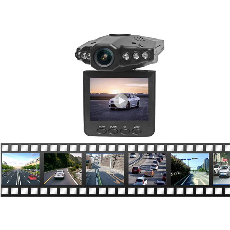Автомобильный видеорегистратор GK99 2 дюйма Full HD 1080P 6 инфракрассветодиодный ночное