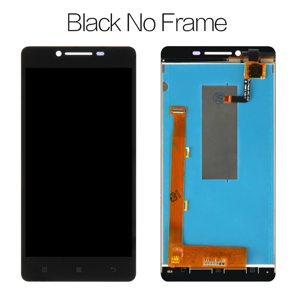 Screen no frame 5," дисплей для lenovo A6000 536 ЖК сенсорный экран дигитайзер с рамкой для lenovo A6000 K3 K30-T ЖК-дисплей - Цвет: Screen no frame
