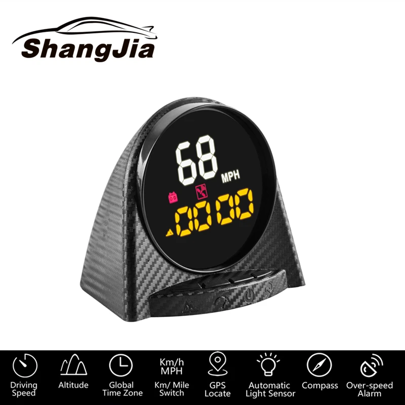 Автомобильный GPS датчик AUTOOL X70 прибор для измерения скорости и высоты с компасом