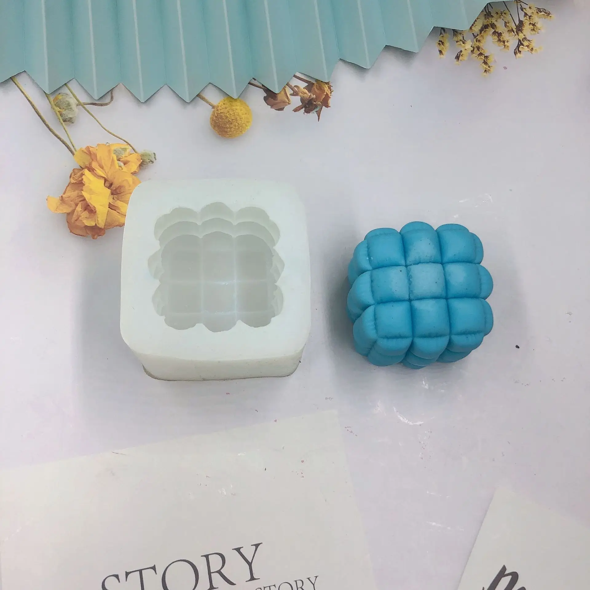 Силиконовая форма для свечей в форме пузырьков | Дом и сад