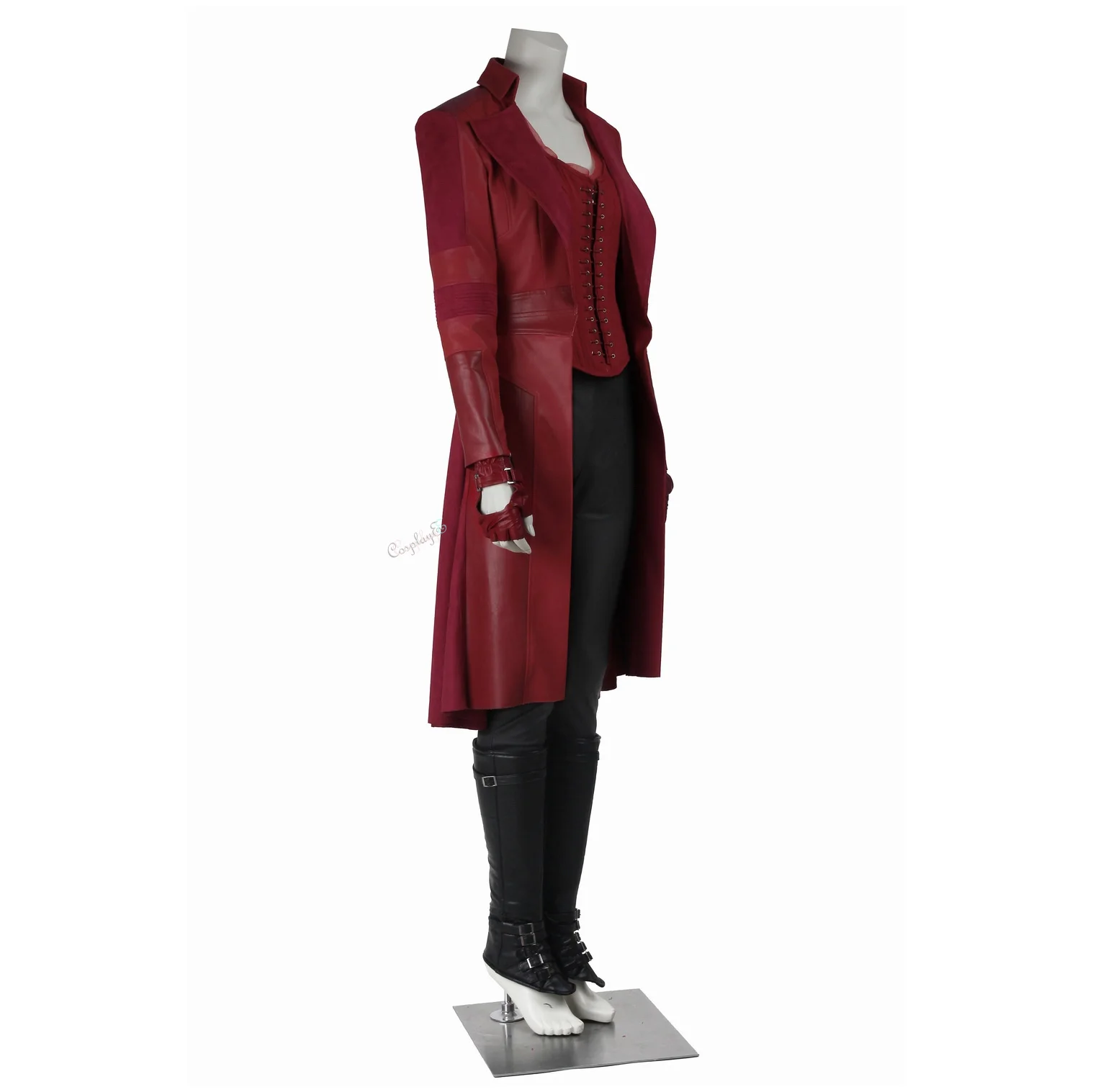 Костюм Алая ведьмы Капитан Америка: Косплей Wanda Maximoff полный комплект |
