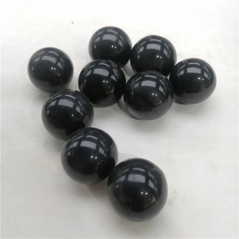 Natural Black obsidian healing Reiki ball crystal sphere for decoration | Дом и сад