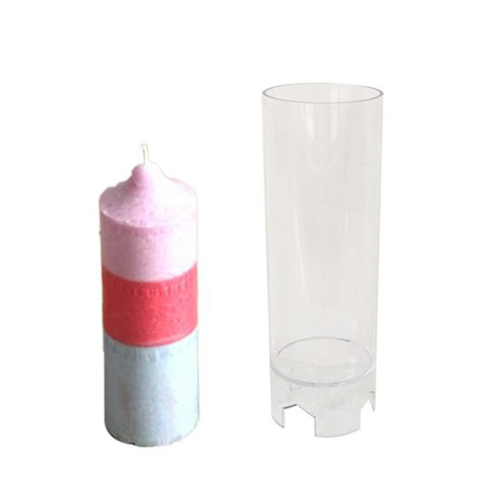 3d пластиковая форма для соевых свечей ручной работы Пластиковая цилиндрической
