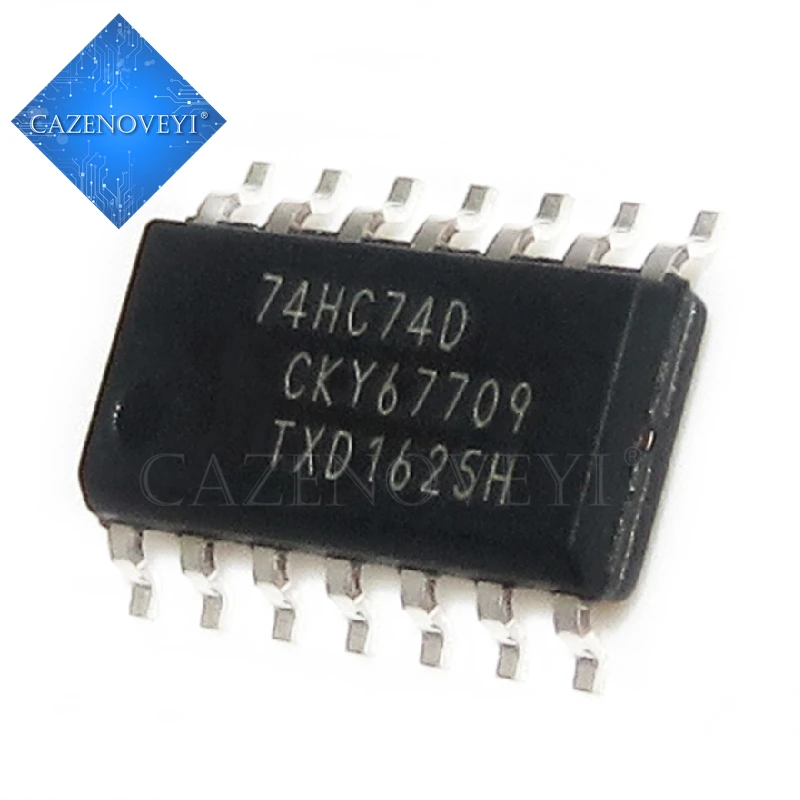 10 шт./лот 74HC74D SOP14 74HC74 SOP SN74HC74DR 14 SN74HC74 SMD новый и оригинальный IC в