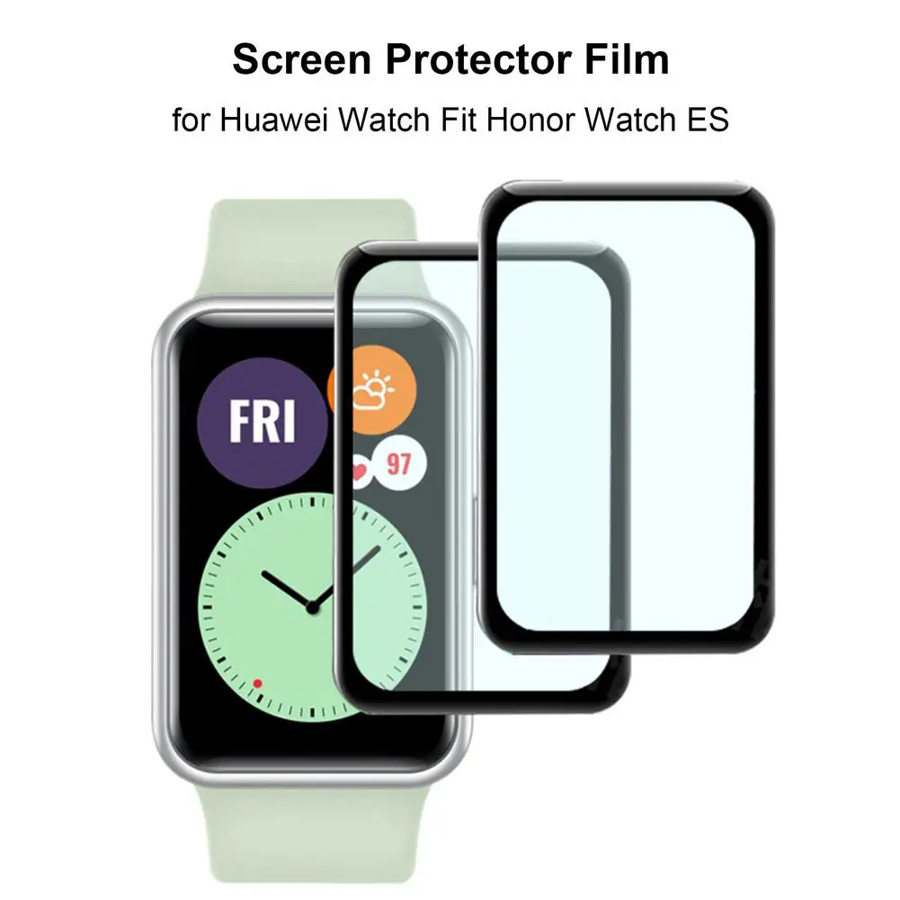 

Защитная пленка для Huawei Watch Fit Honor Watch ES Smart Watch 3D полное покрытие Защитная пленка для экрана не стекло