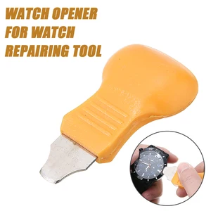 Чехол для часов нож инструмент лезвие из нержавеющей стали Желтые часы для открывания сзади нож инструмент для ремонта, аксессуары для кварцевых защелок