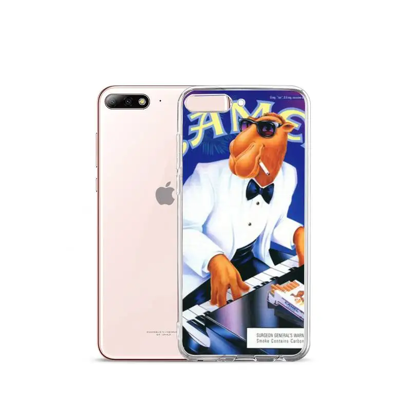 

Camel cigarette case funny cartoon Phone Case Transparent for iPhone Samsung A S 11 12 6 7 8 9 10 20 Pro X XS Max XR Plus lite