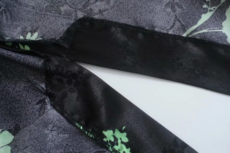 

Toppies 2021 Fashion Jacquard Shirts Women Kimono Blouses Tops Female Double Breasted Long Shirts Notched Collar