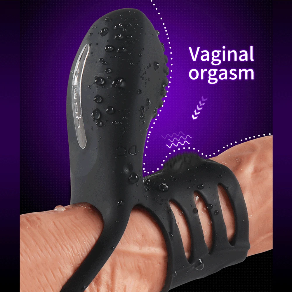 Кольцо вибратор на пенис Задержка эякуляции петух кольцо дистанционное