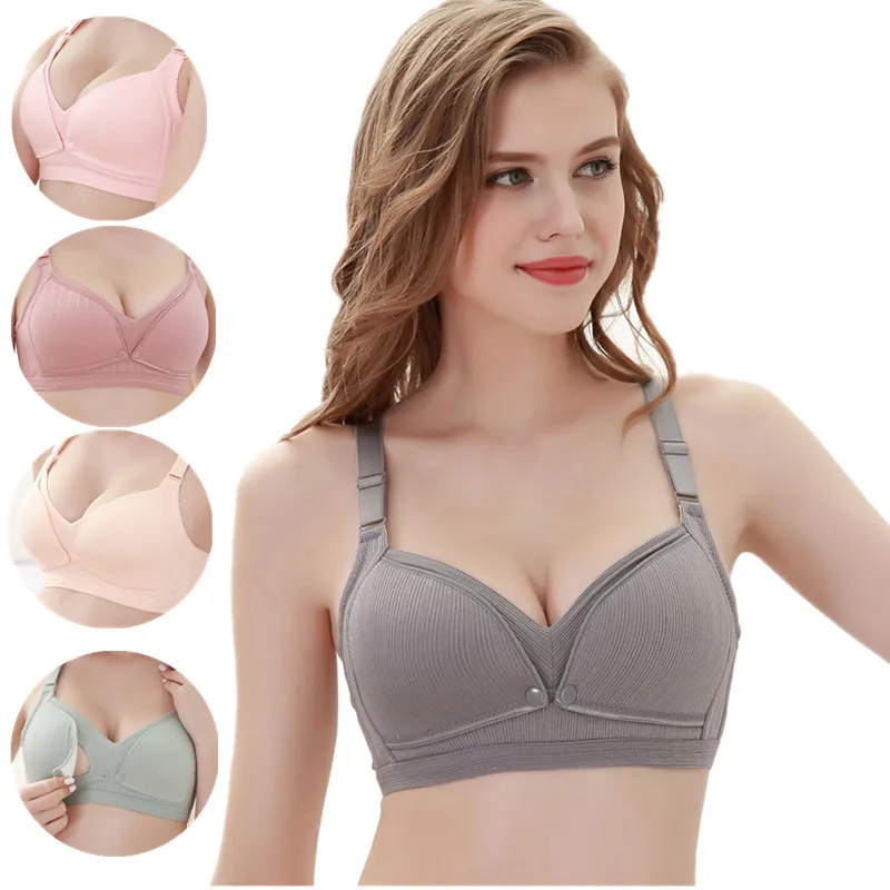 

Breastfeeding Maternity Nursing Bras for Feeding Cotton sleep bra Clothes For pregnant women Pregnancy underwear Clothing