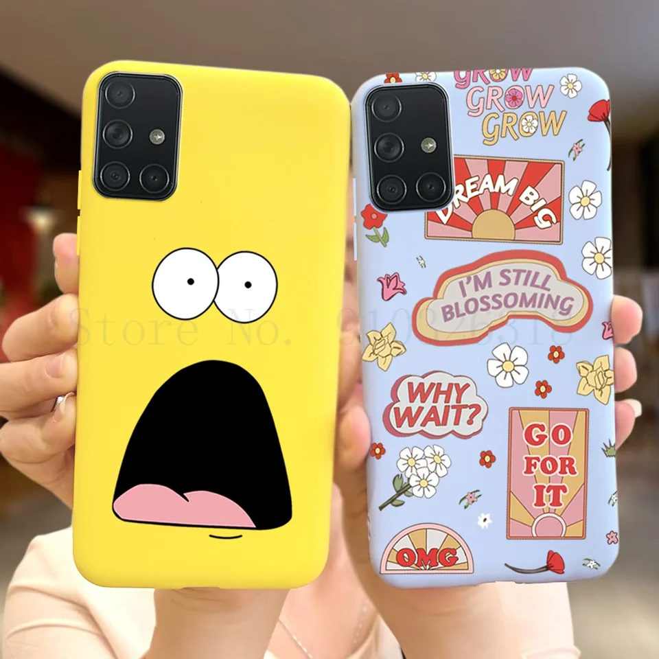 

Cute Cartoon Soft Silicone Phone Case For Samsung Galaxy M31s SM-M317F M 31s Candy Color Back Cover For Samsung M31s M 31 S