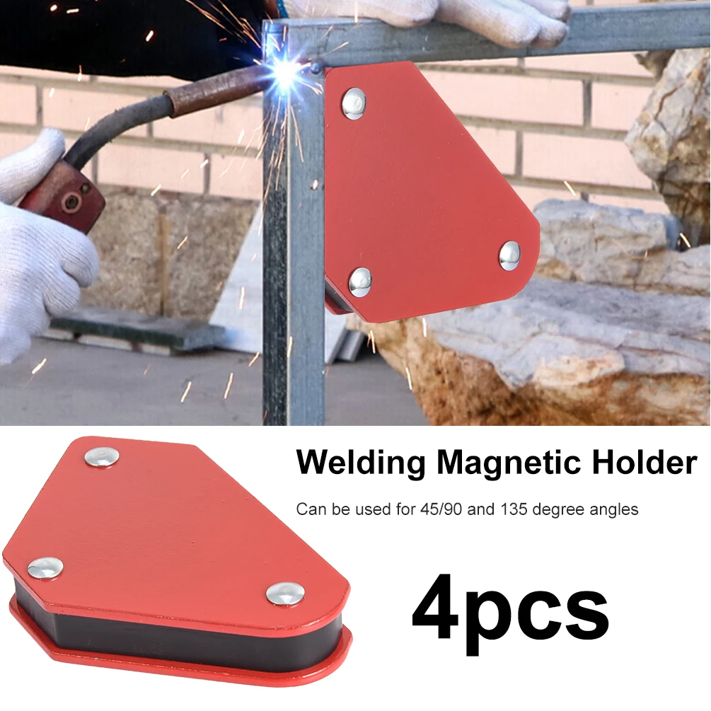 4 шт. сварочные магниты 9LB угол пайки локатор Магнитный стрелки держатель правый