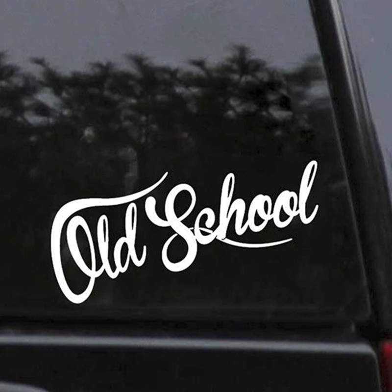 Old School Car Sticker Auto Euro Vinyl Oldstyle Vintage Decals Waterproof Window Decoration 18*9cm | Автомобили и мотоциклы