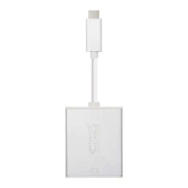 USB C к адаптер для дисплея NANOCABLE 10.16.4104 (15 см) серебристый | Обустройство дома