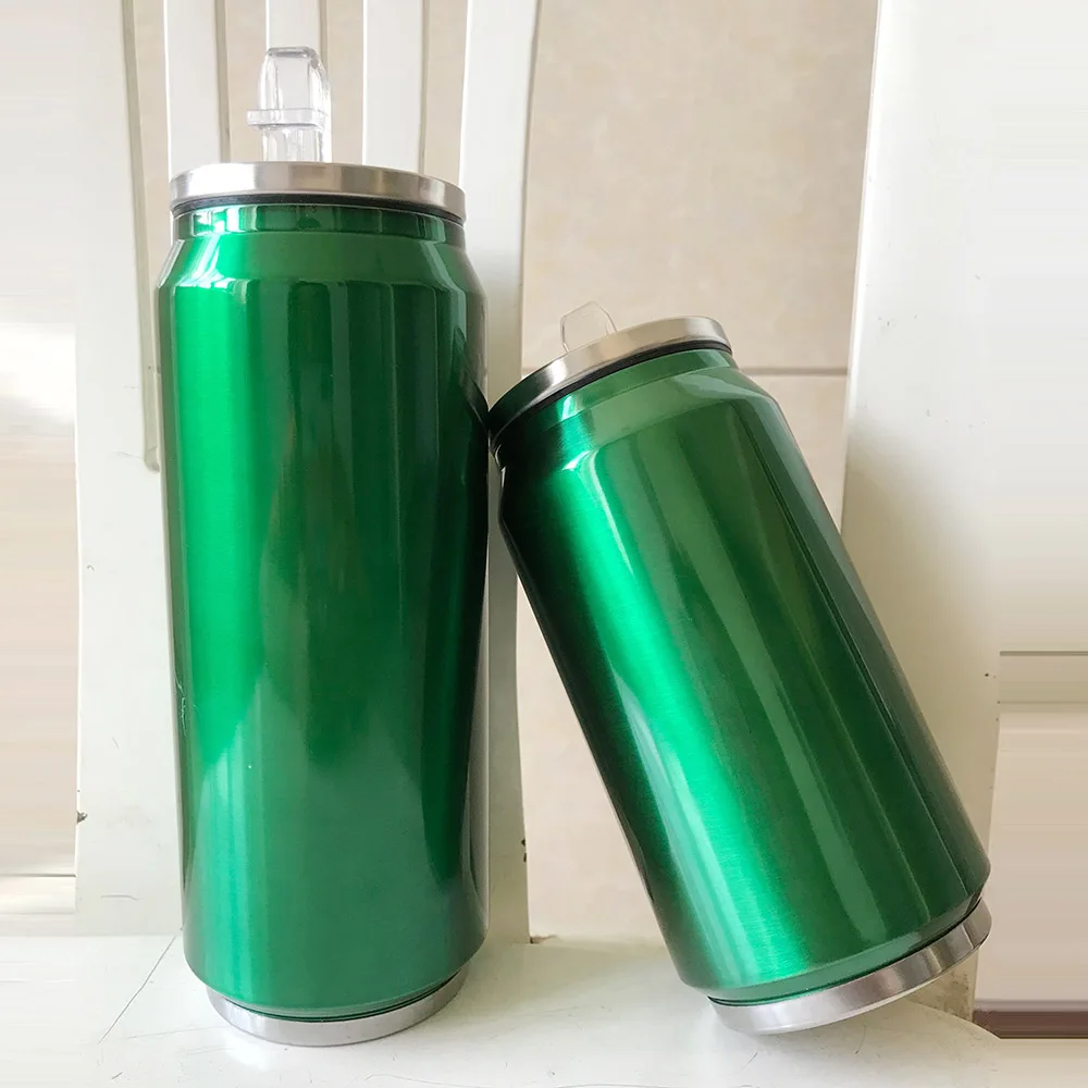 Green Банки из нержавеющей стали, присоски, спортивные колы, Детские присоски, подарки, заказной логотип, бутылка для воды - Цвет: Green