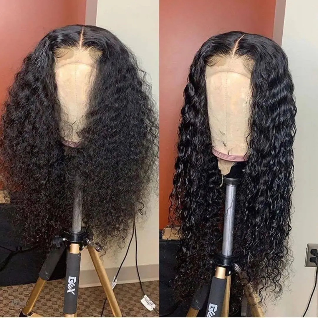 CurlyMax Ombre монгольские глубокие кудрявые 13X4 кружевные передние человеческие