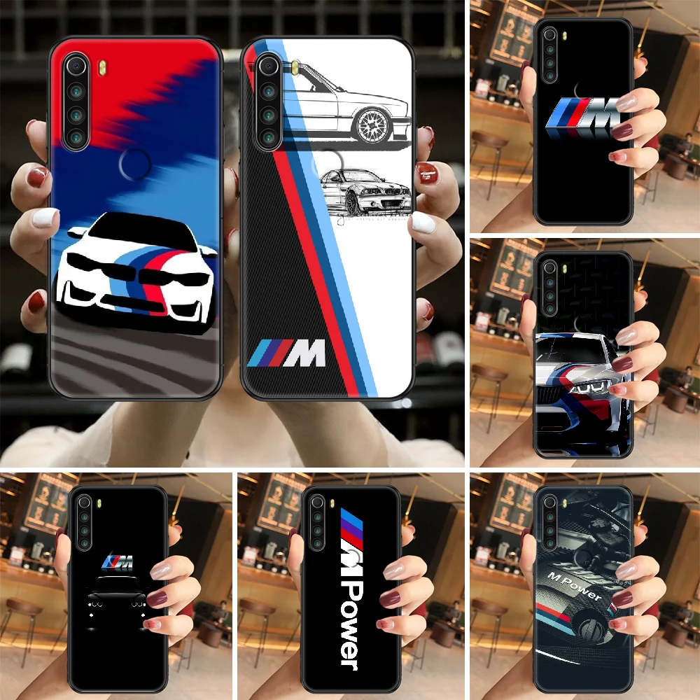 

power sport car Bmws Phone case For Xiaomi Redmi Note 7 7A 8 8T 9 9A 9S 10 K30 Pro Ultra black art cover fashion back painting