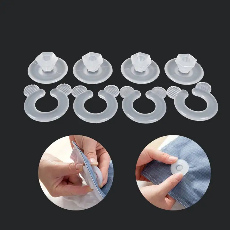 

4Pcs Portable Comforter Grippers Durable Quilt Clip Plastic Bed Duvet Clips Holders Blankets Sheet Fastener Clamps Accessories