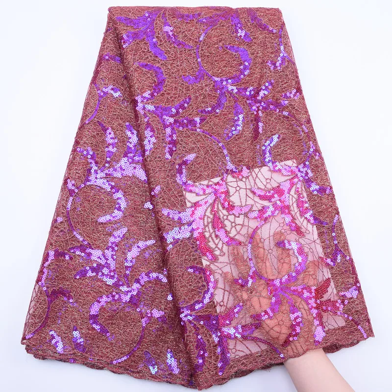 Французская фототкань высокого качества 2020 африканские блестки органза вуаль