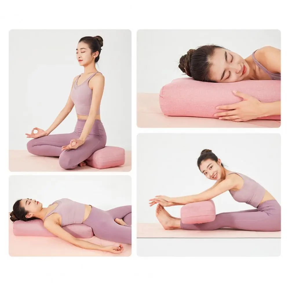 

Standard Yoga Bolster Soft Washable Polyester Rectangular Portable Yoga Bolster Multipurpose Fitness Sports Yoga Supplies