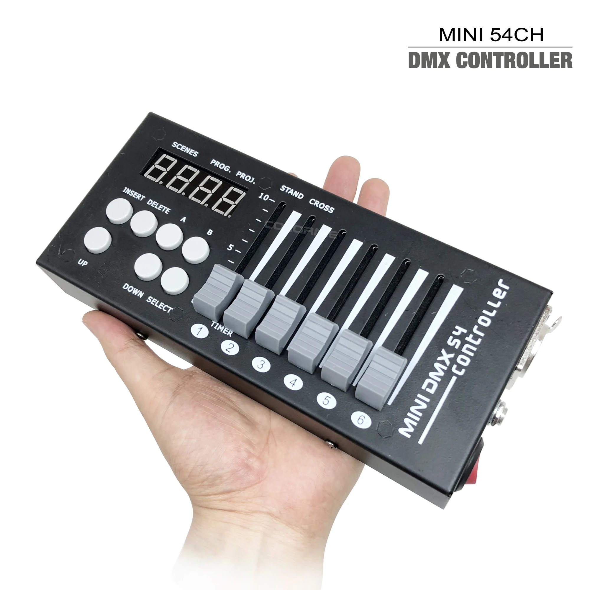 DJ disco Home KTV MINI DMX controlre с 9 программами 6 фейдеров на страниц Stage lighting console|power supply for