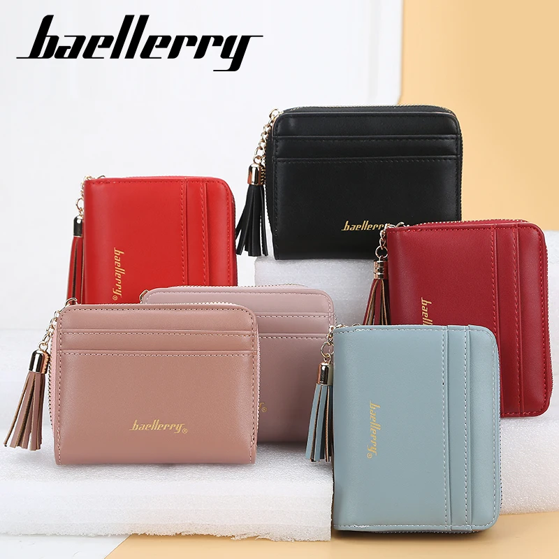 

New Women's Wallet Brand Zipper Multifunction Card Case Korean Fringe Zero Wallet Multi-Card Storage Wallet