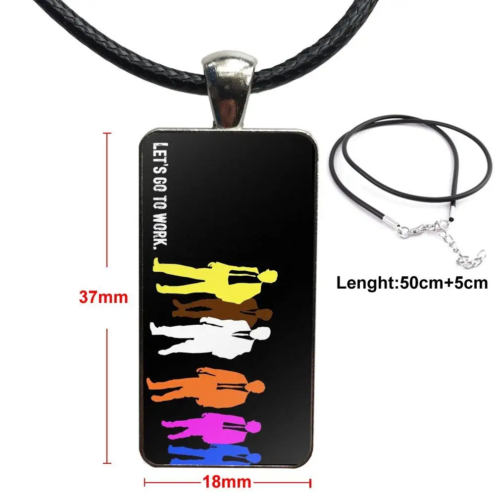 Для ожерелье унисекс с Сталь покрытием Стекло кабошон колье длинное кулон