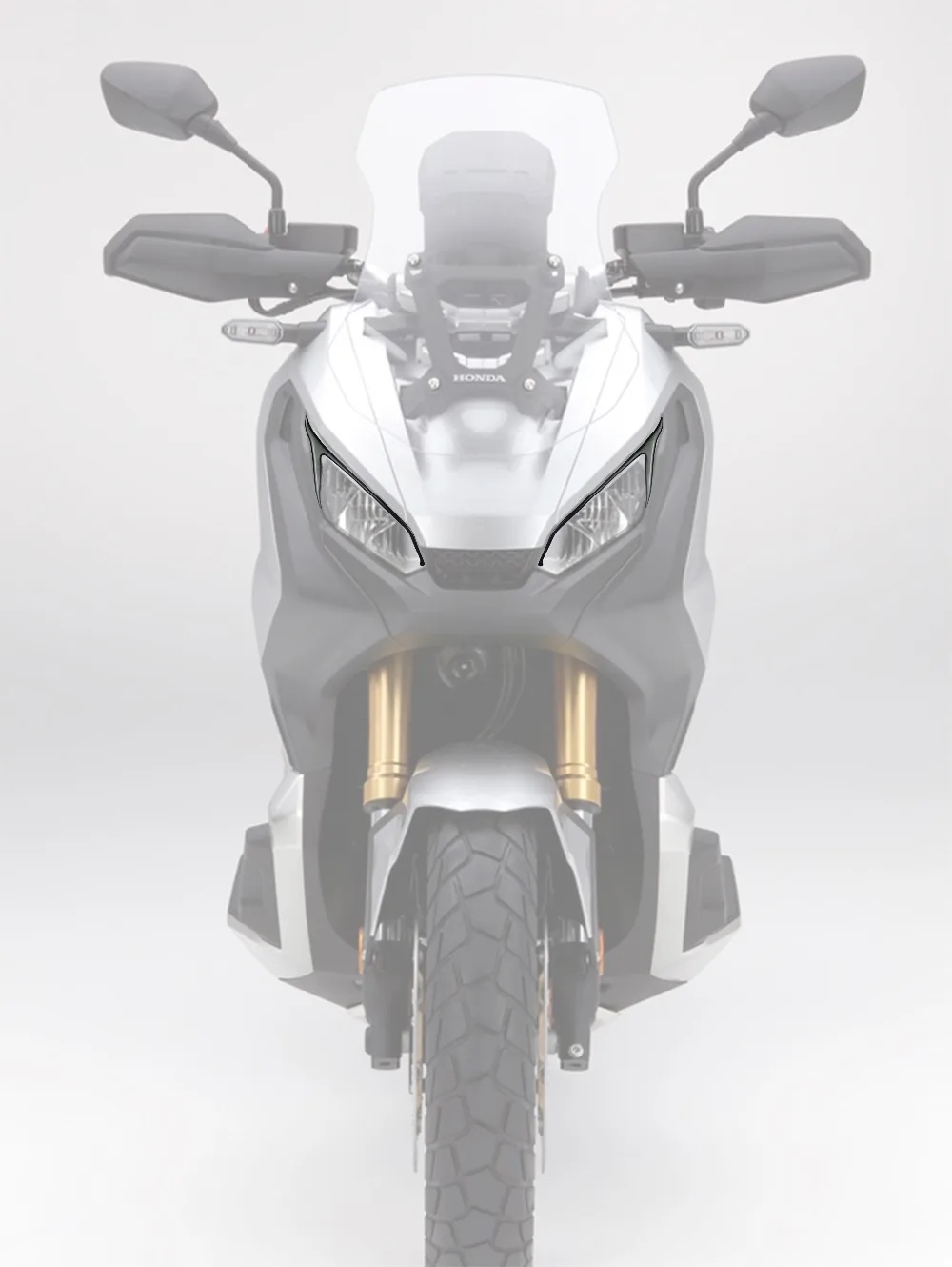Подходит для Honda X-ADV XADV 750 adv фары украшения мотоцикл наклейка на фары 3D Наклейка на фары неглубокие брови