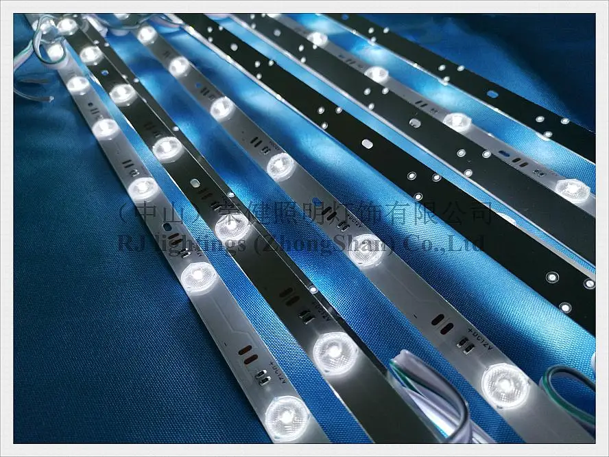 Светодиодная диффузная световая панель с объективом жесткая полоса рекламный