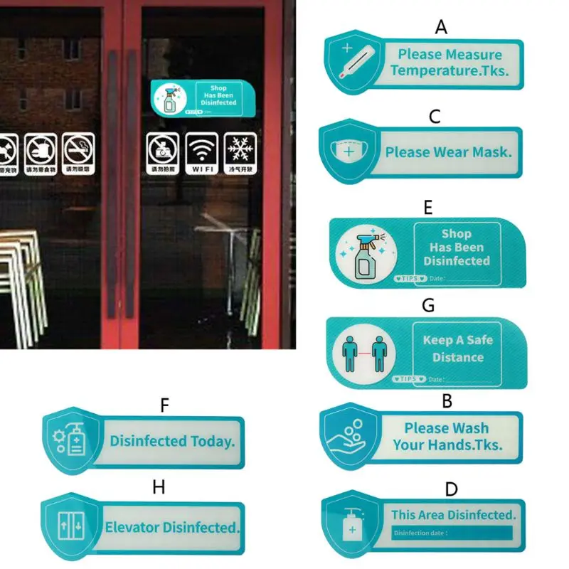 Пластиковые Предупреждение ющие Стикеры акриловый знак безопасности настенный