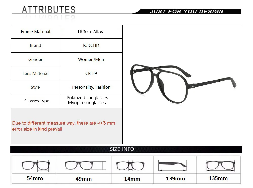 Солнцезащитные очки с диоптриями для мужчин и женщин авиаторы при близорукости