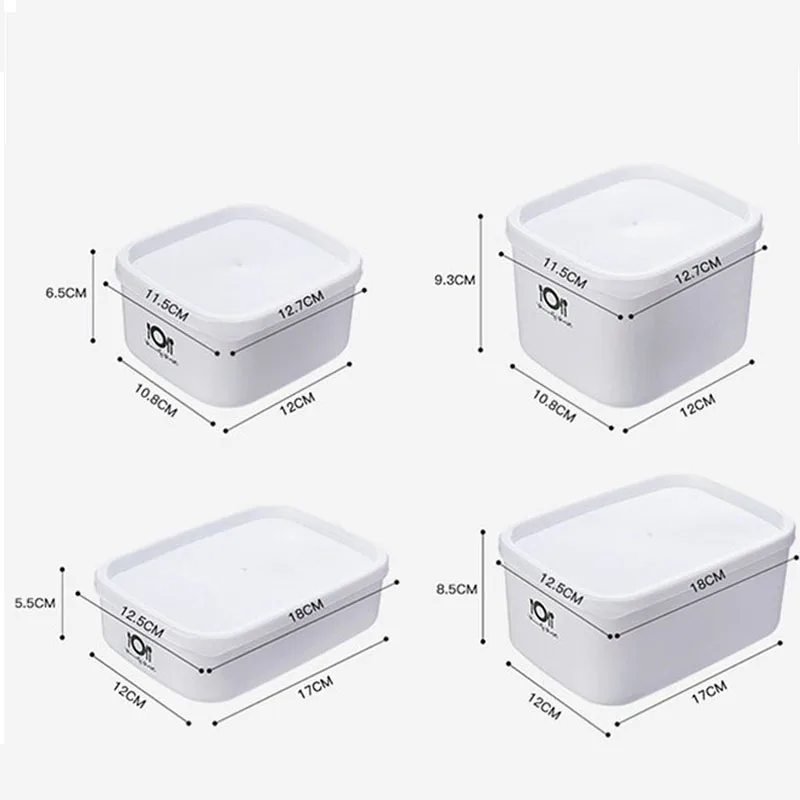 1 шт. пластиковая коробка для бенто контейнер хранения еды многоразовая завтрака