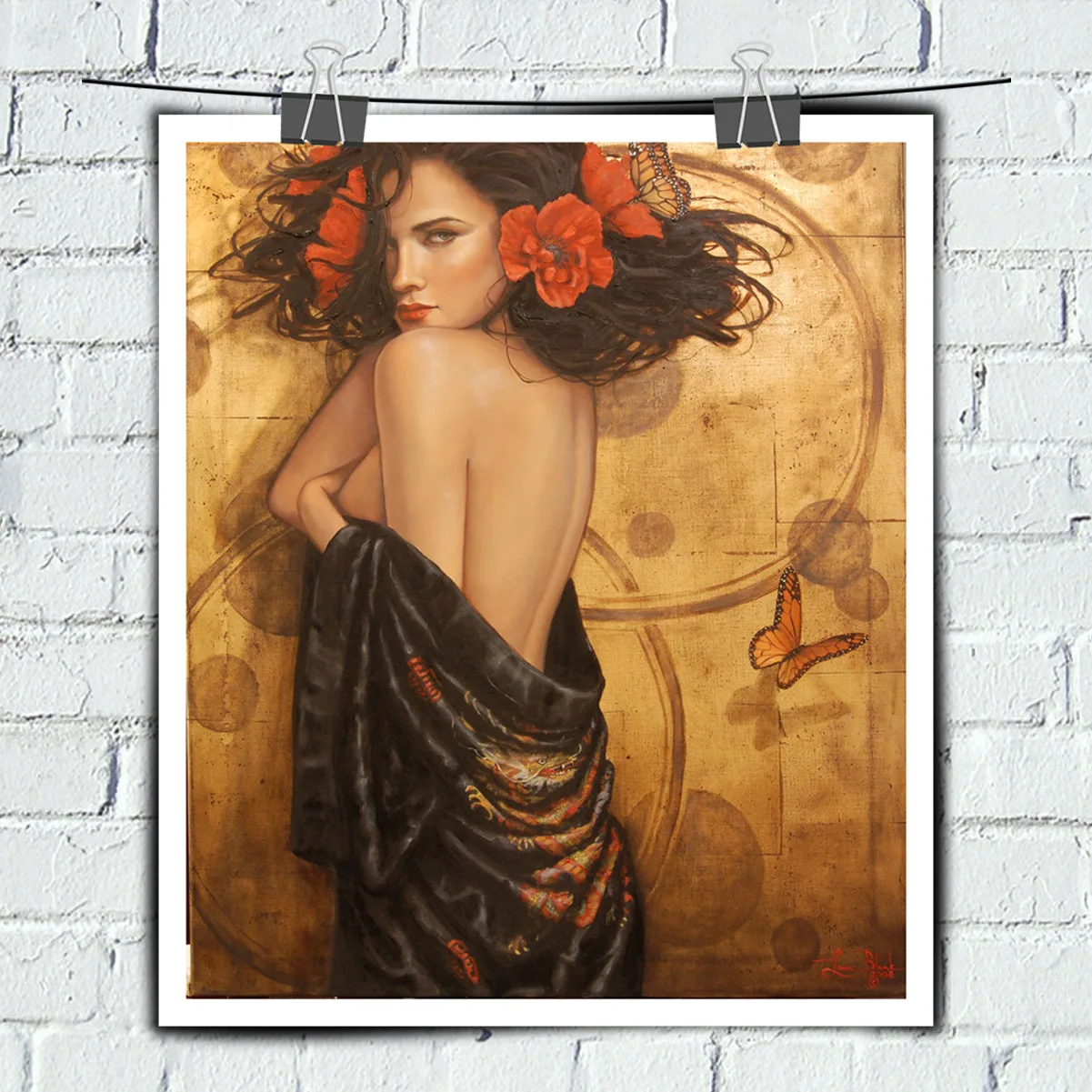 

Sister Body Art Canvas Painting Women Girl Wall Art Poster and Prints Pictures for Home Living Room Decoration