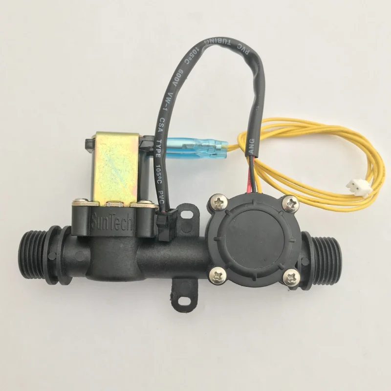 Датчик расхода воды G1/2 дюйма NPN Hall интегрированный расходомер USN-HS21TX 1-30 л/мин в