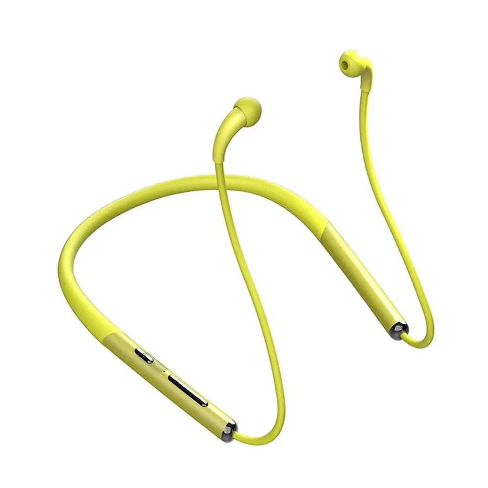 Portable Radiation Protection Magnetic Bluetooth-compatible Sports Earphones Neck Hanging Stereo Music Headsets | Электроника